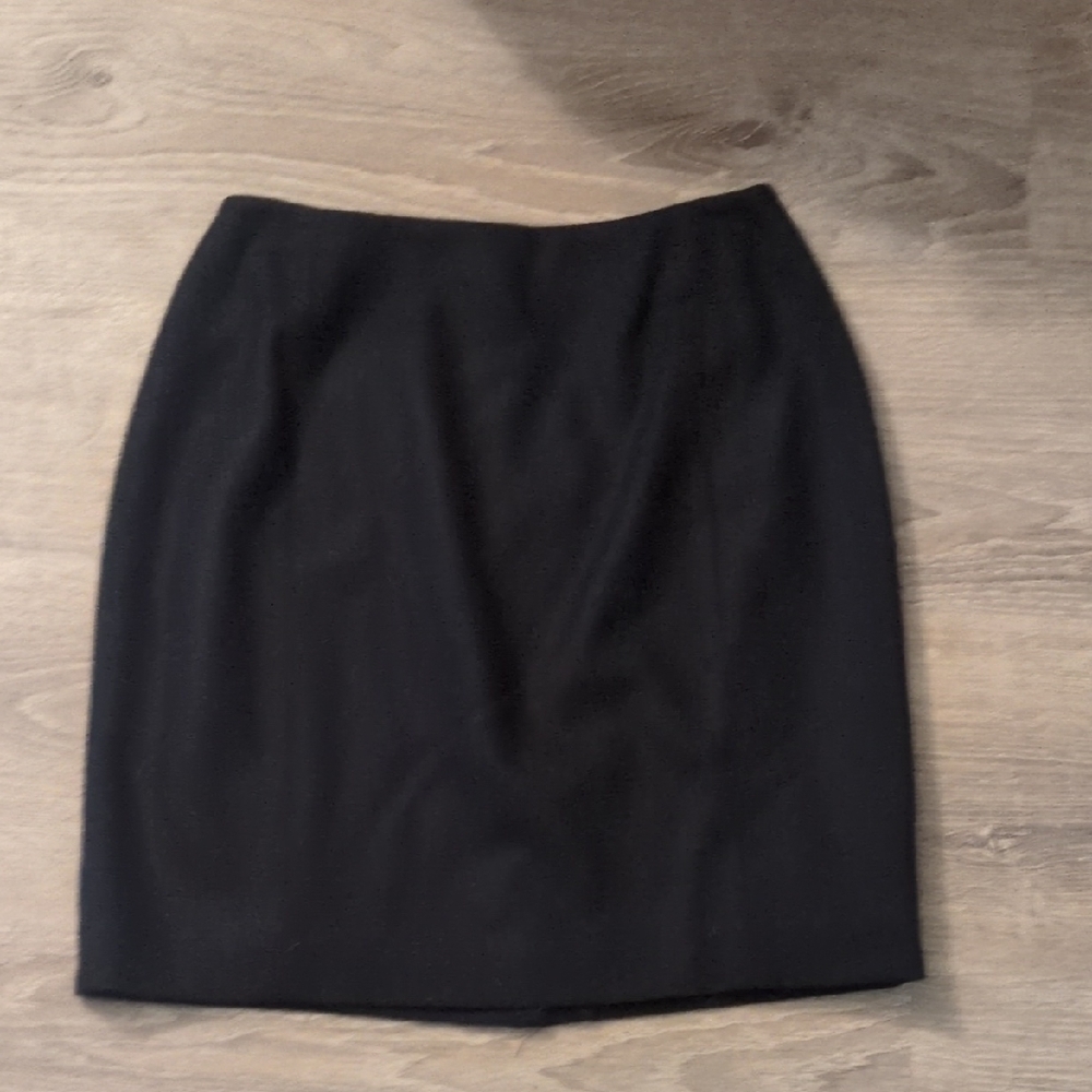 KGR Navy Merino Wool Pencil Skirt Size 8